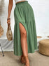 Frill Slit Skirt - Odaingerous